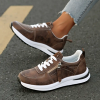 Heidi-Mode | Orthopädische Komfort Sneakers – Braun