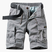 Kordelzug Cargo Shorts für Herren – Grau