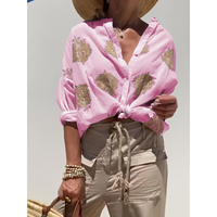 Krista™| Ibiza Style Chic Bluse – Rosa