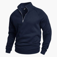 Lukas | Freizeit-Half-Zip Pullover – Marine