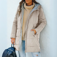 Ailsa | Daunenjacke mit Kapuze – Beige