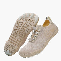Unisex Outdoor Barfuß schuhe mit elastischem Verschluss und rutschfester Sohle – Beige