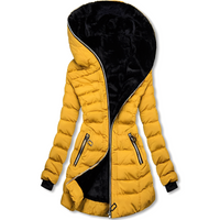 Jasmine - Modische Damen-Kapuzenjacke – Gelb