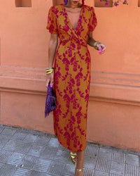 Mara | Modern Style Damenkleid – Orange