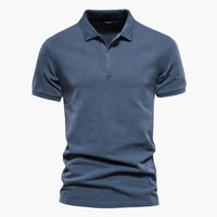 Matthias | Lässiges Polo Hemd – Blau