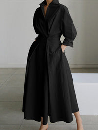 Clémence - Damen Maxikleid – Schwarz