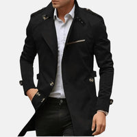 Carlito™ | Eleganter und bequemer Mantel – Schwarz