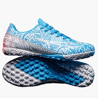 Fußball schuhe für Herren mit dynamischem Design und Traktionssohle – Blau