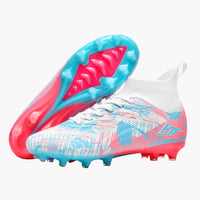 Fußball schuhe für Herren mit Schnürdesign und Traktionsstollen – Rosa