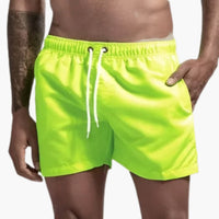 Schnelltrocknende Badehose - für Herren mit sportlichem Look – Grün