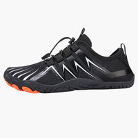 Unisex Barfuß schuhe mit elastischem Verschluss für Outdoor-Aktivitäten – Schwarz 2