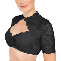 Daniella - Traditionelle Dirndl-Blusen – Schwarz