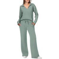 Damen Zweiteiliges Lounge Set | Bequeme – Grün