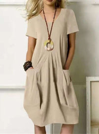 Kathie | Damen Freizeitkleid – Beige