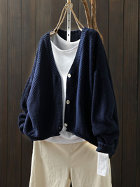Cora | Strickjacke – Marine