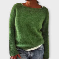 Fiona | Vintage Islandpullover – Grün