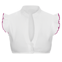 Sharla - Elegante Bluse für das Oktoberfest – Rot