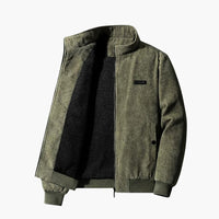 Hugo | Retro Cordjacke – Oliv
