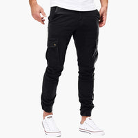 Niklas | Bequeme Cargohose – Schwarz