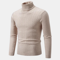 Larry | Stylischer Rollkragenpullover – Beige