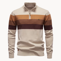 Burk Quarter Zip Pullover – Sandstein