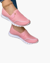Bequeme Damen Turnschuhe | Slip-On – Rosa