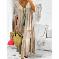 Bauchbedeckendes Kleid Noemi – Khaki