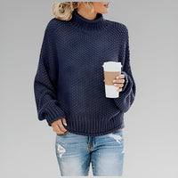 Amy | Klassischer Pullover – Babyblau