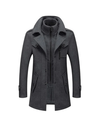 Daniel® | warmer Wintermantel – Grau