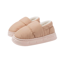 Hausschuhe Winter Unisex Gefüttert | Warm & Rutschfest – Pfirsich