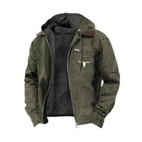 Axel - Robuste Vintage Jacke – Grün