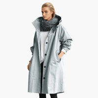 Helga | Wasserabweisender Trenchcoat – Hellblau