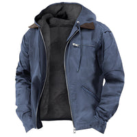 Adrian - Warme und strapazierfähige Jacke – Blau