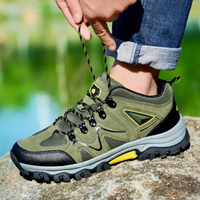 Herren Schnüren Wander Schuhe | Im Freien – Grün