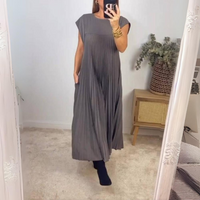 Seline® | Leichte und frische Faltenrobe – Grau