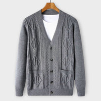 Amedeo - Strick-Cardigan – Grau