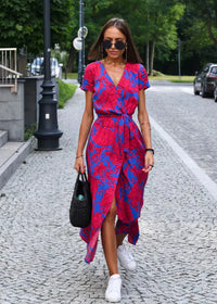Elianne - Flexibles und modernes Sommerkleid – Rot