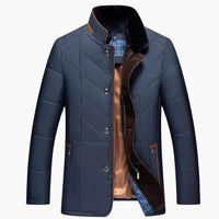 Heiko | Stylische wattierte Jacke – Blau
