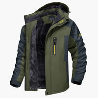 Outdoor Jacke mit Reißverschluss für Herren – Grün