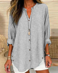 Thyra | Trendige und elegante Sommerbluse – Grau