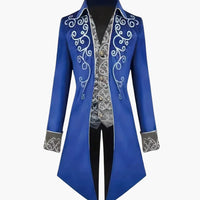 Gothic Frackjacke für Herren - Oktoberfest 2025 – Blau