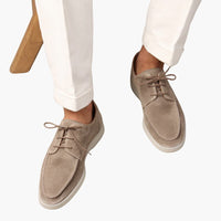 Wildleder Slipper Mokassins für Herren – Beige