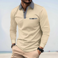 THORSTEN - POLO LANGARM SHIRTS – Khaki