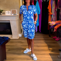 Anouk™ | Luftiges Sommerkleid – Blau