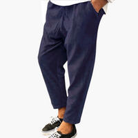 Cordhose mit Stretch - Herren Komfort & Stil vereint – Blau