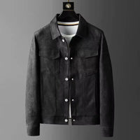 Kilyan – Teigdrehmuster jacke für Komfort und Stil – Dunkelgrau