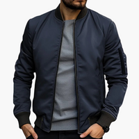Finn | Bomberjacke für Herren – Dunkelblau