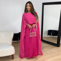 Heidi-Mode | Lange Kleider für Frauen aus Satin – Rosa