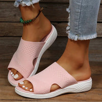 Irina | Damen Orthopädische Slide Sandalen Slip-On Komfort Sommer – Rosa