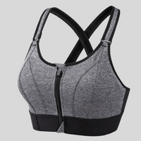 Karla | Bequemer BH für Training und Alltag – Grau